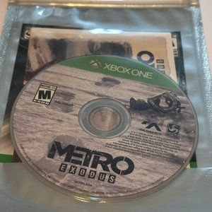 Metro Exodus Xbox One Brand New Unplayed Loose Disc & Manuals